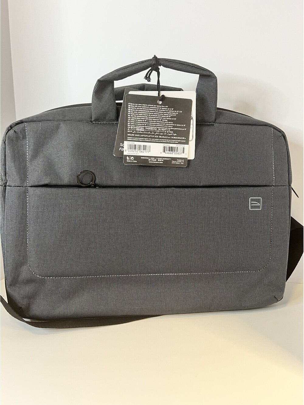 Tucano Loop Slim 15.6 " Laptop/MacBook Pro 16" Brief (Black) NEW